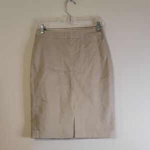 Banana Republic Classic Beige Pencil Skirt
